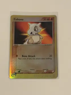 Nintendo Cubone 57/112 EX FireRed & LeafGreen Reverse Holo 50 HP English - Image 1