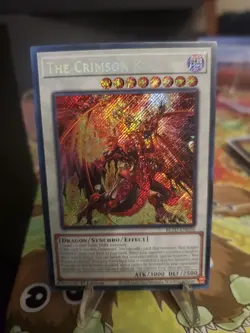 The Crimson King BLZD Secret Rare 1st Edition NM Yu-Gi-Oh Card Blazing Dominion - Image 1