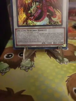 The Crimson King BLZD Secret Rare 1st Edition NM Yu-Gi-Oh Card Blazing Dominion - Image 3