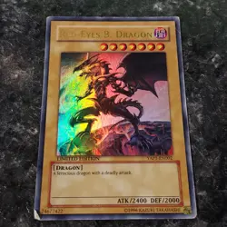 Red-Eyes B. Dragon YAP1-EN002 Ultra Rare Foil Holo Yugioh Yu Gi Oh! Black Dragon - Image 1