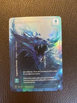 Wonders Of The First Borealith, The Frost Monolith Formless Foil NM Epic 5 pts - Image 1