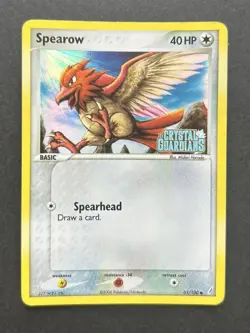Pokemon Card Spearow Ex Crystal Guardians Reverse Holo Common 61/100 MP - Image 1