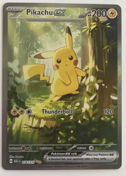 Pikachu ex 276/217 Ascended Heroes Special Illustration Rare SIR Pokemon Card NM - Image 1