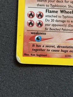 Pokemon Neo Genesis Typhlosion TCG Card 18/111 Unlimited Holo Rare - Image 4