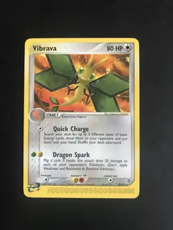 Vibrava 22/97 Non Holo Rare, Pokemon Card, EX Set, Rare - Image 1