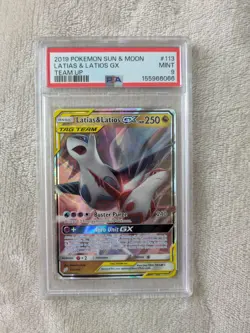 Pokemon Latias & Latios GX Team Up Card 113/181 PSA 9 - Image 1