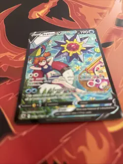 Pokemon TCG Starmie v Full Art Card Astral Radiance Set, Near Mint Condition - Image 3