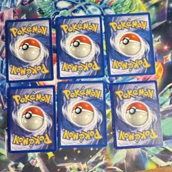 Nintendo Pokemon TCG Pikachu 60/64 Jungle 1999 Unlimited Regular 6-Card Lot - Image 2