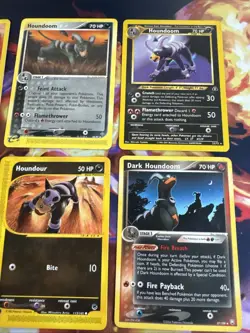 Houndoom Neo Revelation Holo Card 8/64 Lot Houndour 5/75 Vintage MP/HP 35/95 - Image 4