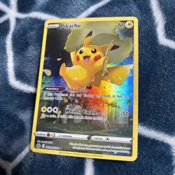 Pokemon Pikachu TCG Crown Zenith Full Art Holo Card GG30/GG70 Ultra Rare - Image 1