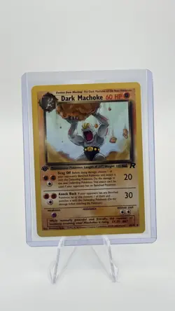Dark Machoke 40/82 1st Edition Team Rocket Pokemon Card - Image 1