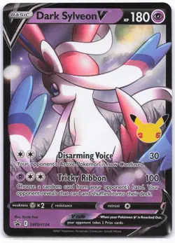 SWSH: Sword & Shield Promo Cards #SWSH134 Dark Sylveon V - Image 1