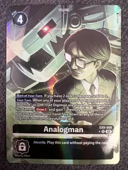 Digimon Card Game Analog Man (Alternate Art) EX9-068 R Versus Monsters NM - Image 1
