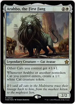MTG Foundations Arahbo, the First Fang Foil (Rare) - Image 2