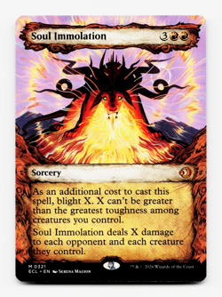 Soul Immolation (Showcase) - [Lorwyn Eclipsed] Magic - MTG ECL 0321 NM 🔥 - Image 3