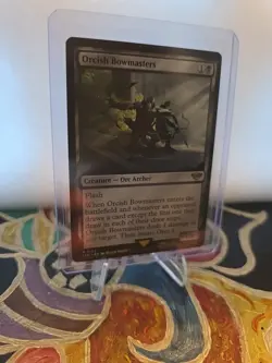 Magic the Gathering Orcish Bowmasters Rare Black Creature from LOTL☆ - Image 1