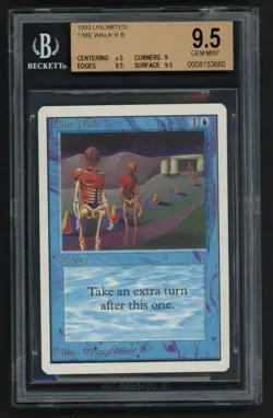 ***BGS 9.5 Unlimited Time Walk*** MTG Unlimited Magic Kid Icarus - Image 1