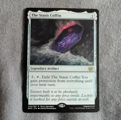 x1 The Stasis Coffin R MTG The Brothers' War LP, English - Image 1