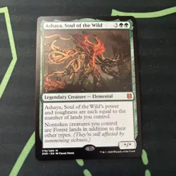 MTG Magic the Gathering Ashaya, Soul of the Wild (179/496) Zendikar Rising LP - Image 1
