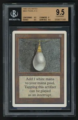 ***BGS 9.5 Unlimited Mox Pearl*** MTG Unlimited Magic Kid Icarus - Image 1