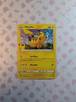Pikachu SWSH039 General Mills Promo Cosmos Holo 2020 Pokemon TCG - Image 1