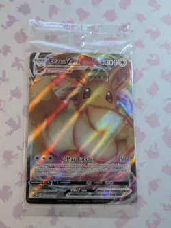 Eevee VMAX SWSH087 Holo Black Star Promo Sealed Pokemon TCG - Image 1