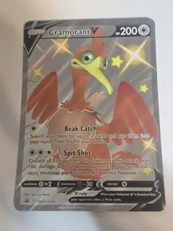 Pokemon TCG Cramorant V Black Star Promo SWSH086 Sword & Shield NM 1207#246 - Image 1
