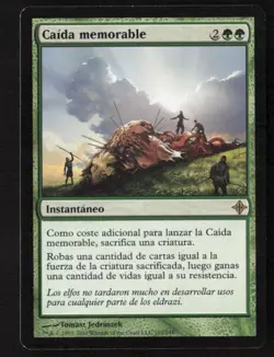 (Spanish Language) Caida Memorable - Momentous Fall Commander 2019 #173 Rare - Image 1