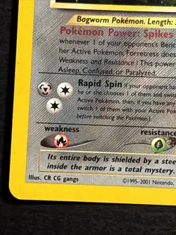 Forretress 2/75 Pokemon TCG Neo Discovery Holo Foil Rare Card Lightly Played LP - Image 5
