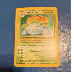 Wizards of the Coast Venusaur 15/102 Base Set Holo Rare 100HP Unlimited English - Image 1