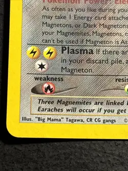 Magneton 10/64 Pokemon TCG Neo Revelation Holo Foil Rare Card Lightly Played LP - Image 5