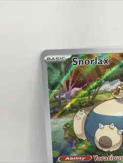 Pokemon 151 Snorlax SVP 051 Black Star ETB Promo Full Art Holo - Image 2