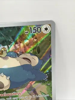 Pokemon 151 Snorlax SVP 051 Black Star ETB Promo Full Art Holo - Image 3