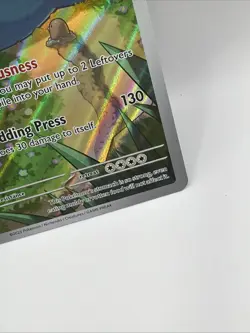 Pokemon 151 Snorlax SVP 051 Black Star ETB Promo Full Art Holo - Image 4