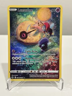 Pokemon Card TCG - Lunatone GG11/GG70 - Crown Zenith - Rare Holo - NM - Image 1