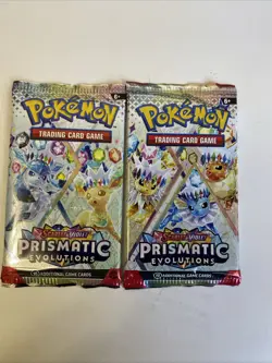 Pokemon Cards TCG Prismatic Evolutions NEW / SEALED (2 Pack Of 10 Game Cards) - Image 1