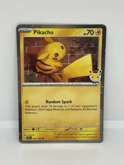 Pikachu 051/162 - Holo Stamped Promo - Pokemon Day Pokemon Card MINT - Image 1