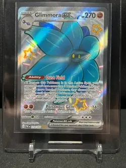 Glimmora ex 218/091 Shiny Holo Rare Pokemon 2024 Paldean Fates NM - Image 1