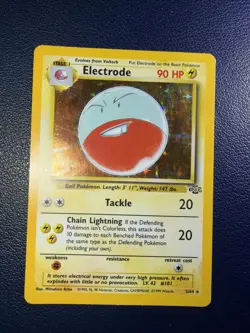 1999 POKEMON JUNGLE #2/64 ELECTRODE HOLO RARE - Image 1