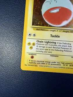 1999 POKEMON JUNGLE #2/64 ELECTRODE HOLO RARE - Image 4