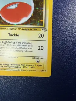 1999 POKEMON JUNGLE #2/64 ELECTRODE HOLO RARE - Image 5