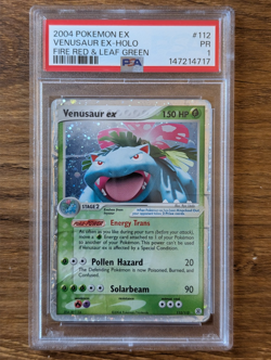 2004 Pokemon EX Fire Red Leaf Green PSA 1 Venusaur EX #112 Holo FRESH CASE SLAB - Image 1
