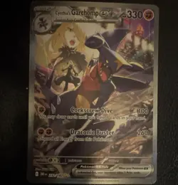 Pokemon Company Cynthia's Garchomp ex 232/182 SIR Holo Stage 2 330HP ENG - Image 1