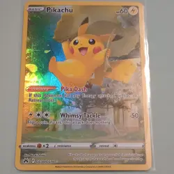 Pokemon TCG Pikachu GG30/GG70 Crown Zenith Galarian Gallery Ultra Rare Holo EN - Image 1