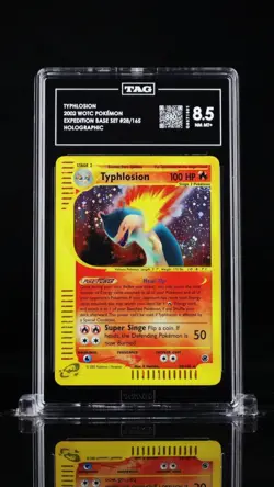 ✨ Pokemon Typhlosion Expedition Holo Rare #28 TAG 8.5 ✨ PSA - Image 1