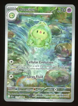 2025 Pokemon TCG Duosion Illustration Rare 119/086 BLK EN - Image 1