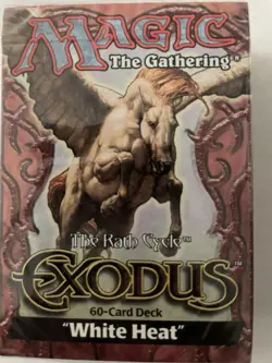 Magic The Gathering MTG SEALED Exodus Theme Deck White Heat Vintage wotc1998 - Image 1