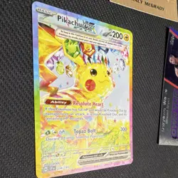 Pokemon Pikachu ex #238/191 English SV08 Surging Sparks Illustration Rare Holo - Image 2