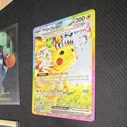 Pokemon Pikachu ex #238/191 English SV08 Surging Sparks Illustration Rare Holo - Image 3