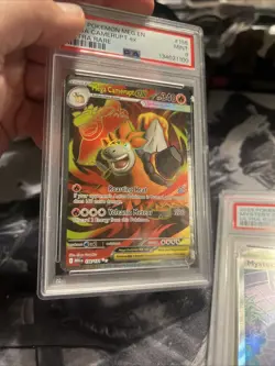 2025 POKEMON MEG EN-MEGA EVOLUTION ULTRA RARE #156 MEGA CAMERUPT EX PSA 9 - Image 2